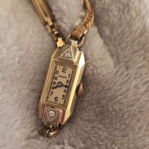 Gruen Women's Gold-Tone Art Deco Bracelet Watch - Gold